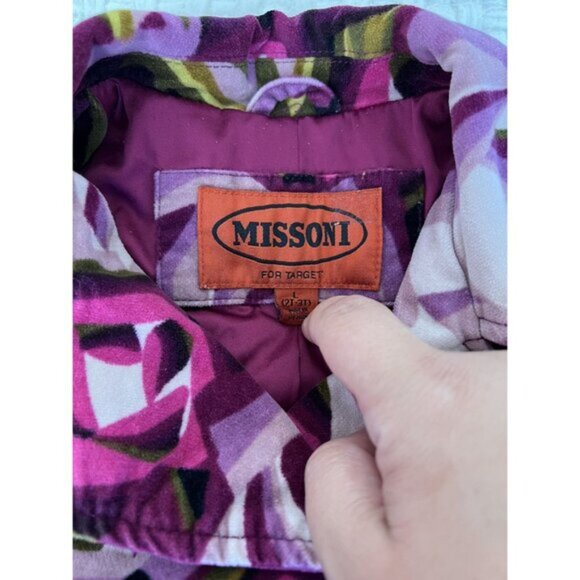 Missoni For Target Purple Floral Coat - Picture 5 of 11